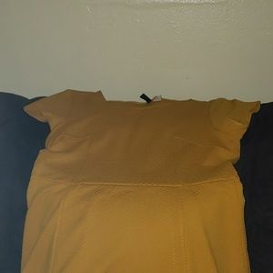 Mustard color dress